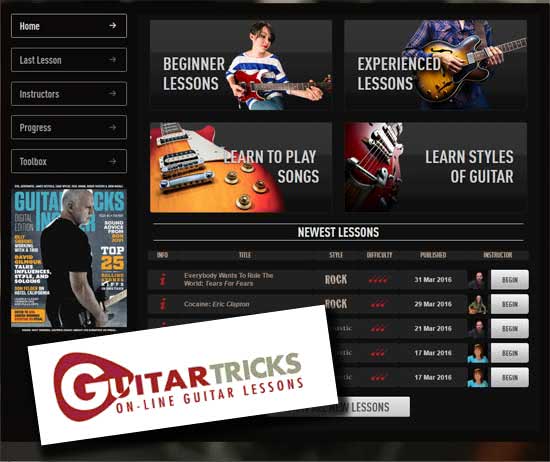 Best Online Guitar Lessons | The Most Popular Sites