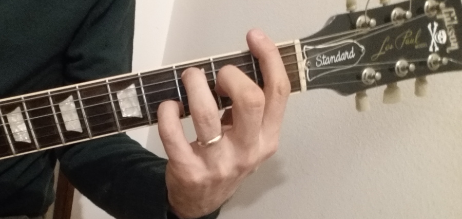 F7 guitar chord fingering shape 4