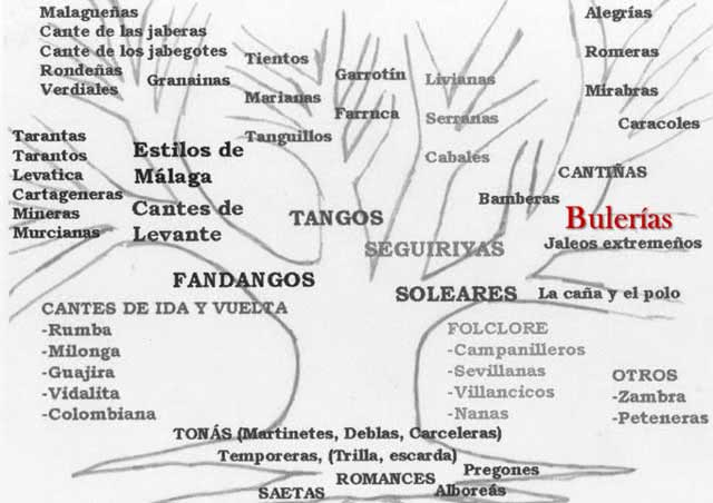 flamenco palos infographic