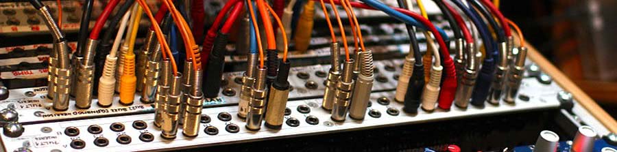 cables on a rack