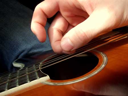 guitar strumming