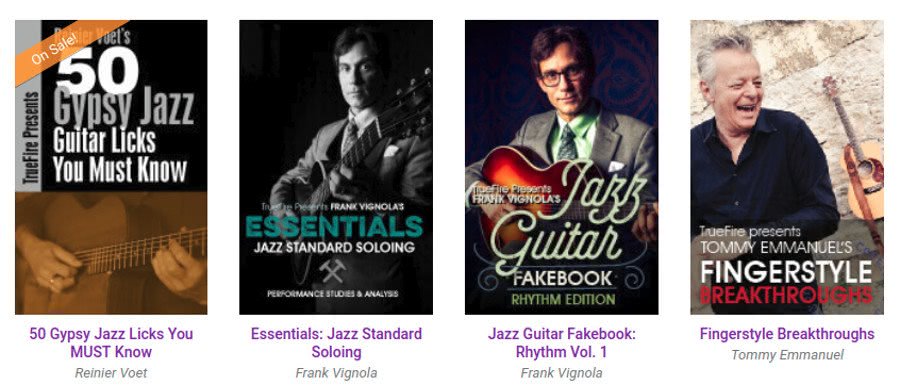 Truefire lessons catalogue
